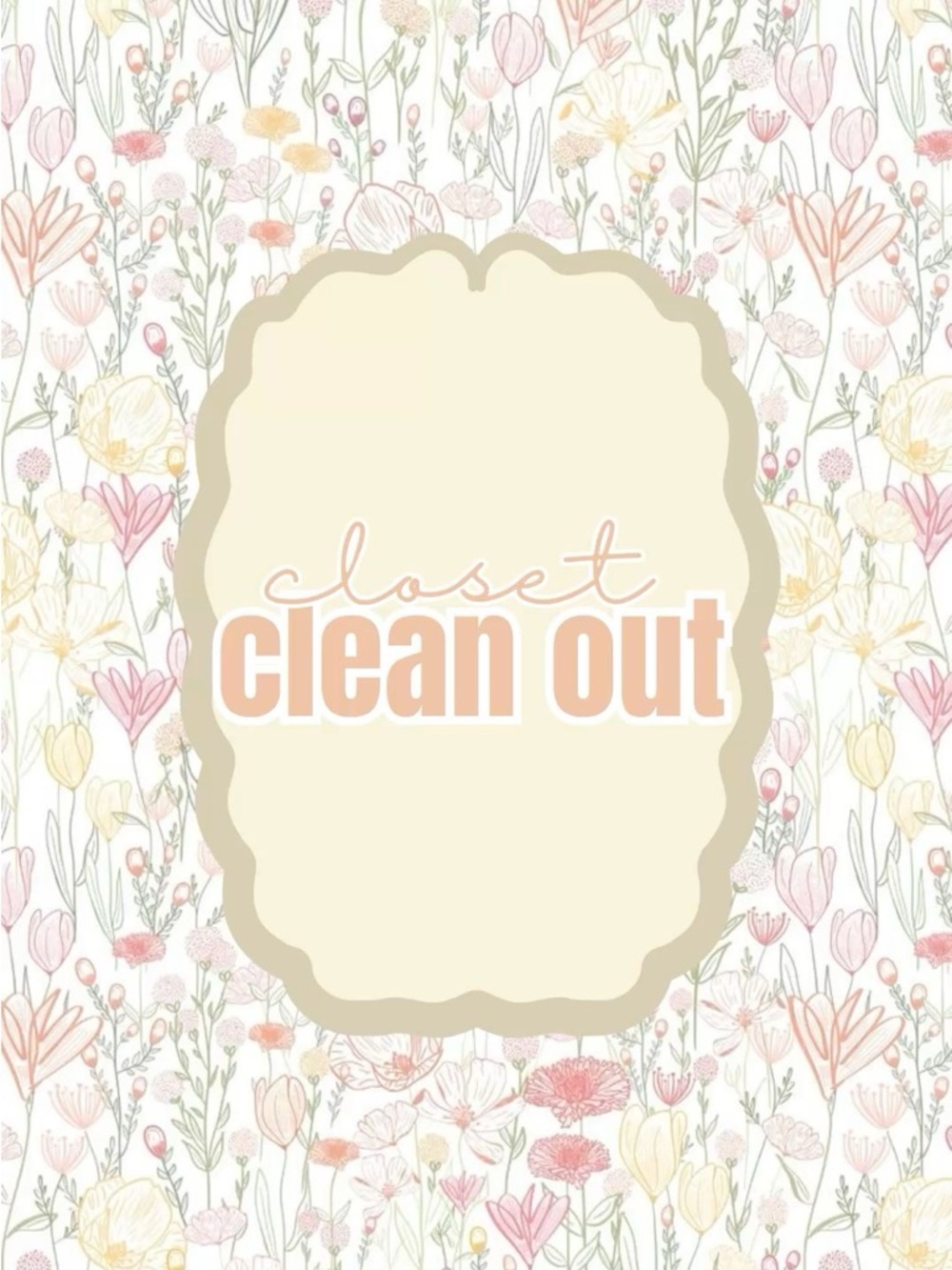SPRING CLOSET CLEAR OUT 30%+25%